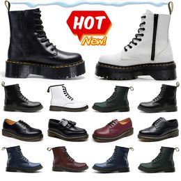 2024 Dr. Martennes Designer Boots Frauen Designer Schuhe Winter Frauen Schwarze Luxusleder Bottes Classic Herren Womens Slaser Trainer High Top Sneaker