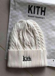 X3Y8 KITH Beanie Winter Hats For Men Women Ladies Acrylic Cuffed Skull Cap Knitted Hip Hop Harajuku Casual Skullies Outdoor Christ8820507