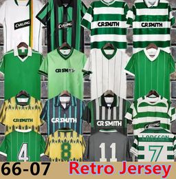 1982 2002 Lambert 06 07 Maglie da calcio da uomo retrò Larsson Viduka Moravcik Mjallby Blinker Brattbakk 66 67 80 84 87 89 91 92 94 97 99 Shirt da calcio a manicotto corto a casa