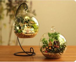 Architecture/DIY House Diy Small Glass Ball Doll House Toys for Children Furniture Miniature Wooden Dollhouse casa Creative Birthday Gifts 124