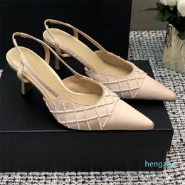2024 New Spring/Summer Latest Pointed Back Series High Heels