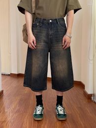 Women's Pants Blue Jeans Vintage Harajuku Baggy Denim Trousers Y2k Oversize Cowboy Trashy Japanese 2000s Style Emo Clothes 2024