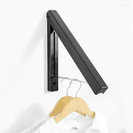 Hangers Folding Wall Clothes Hanger Space Saving Coat Airer Washing Line Mounted Rack Room Cupboard Storage Organizer Shelf