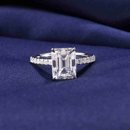 Wholesale Price Womens Fine Jewellery Ring 925 Sterling Silver moissanite