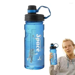 Water Bottles Outdoor Sports Bottle Gym Kettle Round Cup Mouth For Hiking Cycling Camping Exercising Running