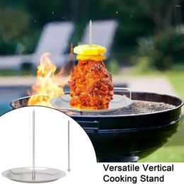 Tools 1Set Barbecue Grill Skewer Holder Oven Set Vertical For Tacos Al Pastor Kebabs Bbq Grilling Charcoal