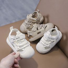 Summer Children Shoes Baby Girls Boys Beach Sandals Toddler Kids Barefoot Sneakers Soft Sole Non-slip Lightweight Infant Sandals 240514