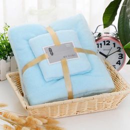 Towel China -selling Pure Colour Coral Fleece Microfiber Bath And Hair Adult Bathroom Set Is Soft Comfortable