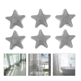 Shower Curtains 6 Pairs Curtain Buckle Window Pendant Drapery Weight Self Made Bottom Block Magnetic Weights Abs Screening