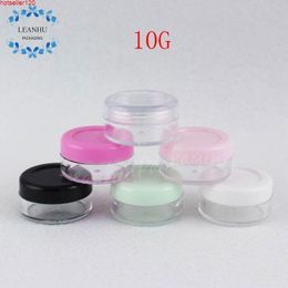 10G Empty Plastic Cream Jar , 10CC Eye / Lip Sample Trial Packaging Bottle Makeup Sub-bottling ( 100 PC/Lot )high quatiy Opobm Vmkss