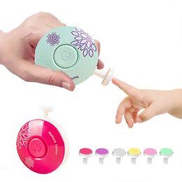 Electric Baby Nail Trimmer Kid Nail Polisher Tool Infant Manicure Scissors Baby Hygiene Kit Baby Nail Clipper Cutter For born 240514
