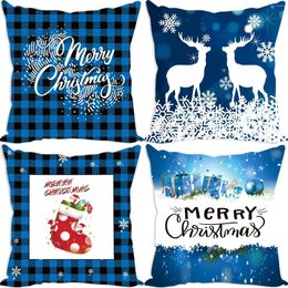 Pillow 2024 Christmas Linen Case Is A Cross-border Model Which Specially Used For Sofa And