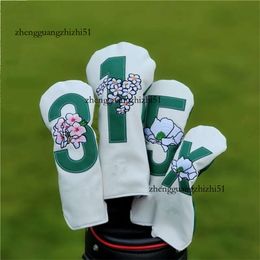 Scottys Camron Putter Other Golf Products Masters Souvenir Golf Club #1 #3 #5 Wood Headcovers Driver Fairway Woods Cover PU Scottys Leather Head Covers 400