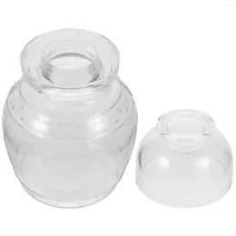 Storage Bottles Jar Pickle Food Container Vegetable Pickling Large Capacity Transparent Glass Containers