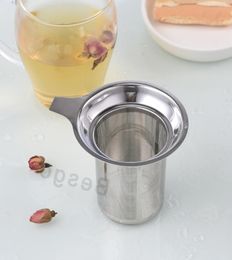Stainless Steel Mesh Tea Infuser Good Grade Reusable Tea Strainer Loose Tea Leaf Filter Metal Teas Strainers Herbal Spice Filters9663656