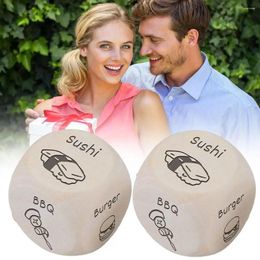 Party Favour Funny Wooden Dice Game Decide Movie And Food Couple See To Decision Friends Games Eat Dinner Date What With Night D S8s8