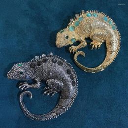 Brooches Animal Brooch Lizard Corsage Vintage Fashion Pin Alloy Baroque Accessory Shining Jewellery Accessories