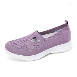 Casual Shoes 2024 Summer Women's Fashion Comfortable Soft Sole Breathable Flat Plus Size Walking For Women
