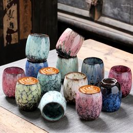 Mugs Flambed Glazed Ceramic Cups For Drinking Coffee Milk Tea Cup
