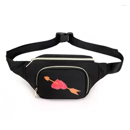 Shoulder Bags Waterproof Nylon Waist Bag Ladies Female Wild Casual Messenger Chest Fashion