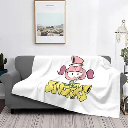 Blankets Snork Casey Kelp Trend Style Funny Fashion Soft Throw Blanket Snorks Retro 80S Cartoons Snorky The Illiona