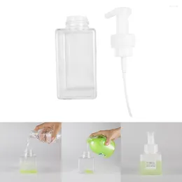 Liquid Soap Dispenser 450ml Square Foam Bottle Split Container Small Volume Portable Suitable For Travel Fast Foaming