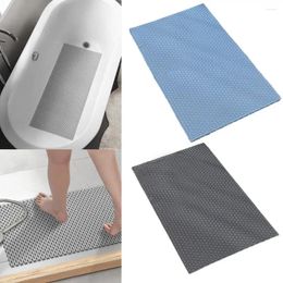 Carpets 1Pc Non Slip Shower Mat With Drain Holes Durable PVC Tub Bath Quick Drying Easy-to-clean Floor Bathroom Supplies