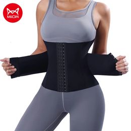 MiiOW Waist Training Tight Bra Womens Binding Shape Abdominal Wrap Body Shape Breathable Weight Loss Band Flat Abdominal Exercise Girl 240507