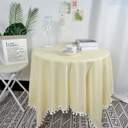 Table Cloth Ins Tablecloth Light Luxury Color Lace Living Room Coffee Student Book Dust Decoration