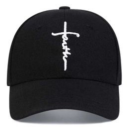 Ball Caps Fashion Faith Embroidered Baseball Hat Mens Spring/Summer Sun Hat Cotton Buckle Hat Unisex Hip Hop Truck Hat Gorilla