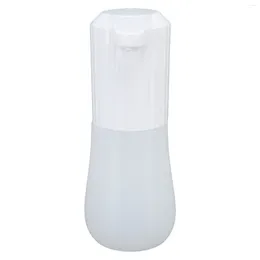 Liquid Soap Dispenser Automatic Sensor White Plastic Battery Operated Touchless Sturdy For Bathroom