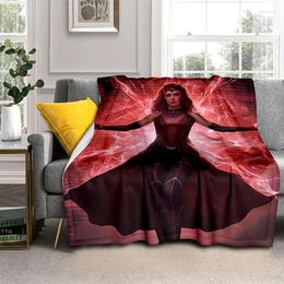 Blankets Wanda Printed Blanket Flannel Warmth Soft Plush Sofa Bed Throwing Picnic Custom Camping