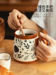 Mugs Mug Large Capacity Ceramic Cup Household Coffee Nordic High Sense Breakfast