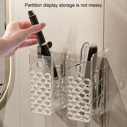 Storage Boxes Transparent Wall Box Mounted Organiser No Punch Bathroom Pantry Kitchen Laundry Utility Room Small Organise