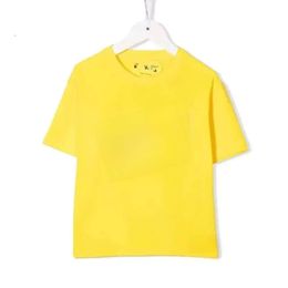 Off White Shirt White Boys Irregular Arrow Girls Summer Offend Sleeve Letter Printed Finger Loose Kid Toddlers Youth Tees Off T-Shirt 400