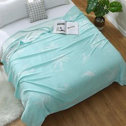 Blankets Ultra-Cool Lightweight Blanket Double Sided Cold Effect Cooling King Size For Bed Soft