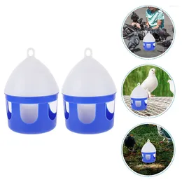 Other Bird Supplies 2 Pcs Pigeon Water Container Tool Dispenser Feeders Accessory Feeder Pet