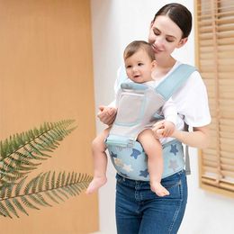 Carriers Slings Backpacks Ergonomic Baby Carrier Infant Kid Baby Hipseat Sling Front Facing Kangaroo Baby Wrap Carrier for Baby Travel 0-36 Months Y240514X35L