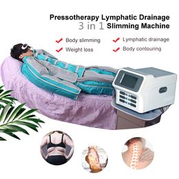 3 In 1 Far Infrared Air Pressure Presoterapia Lymphatic Drainage Slimming Pressotherapy Blood Circulation Full Body Massage Cellulite Reduction Machine