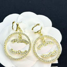 Hot Styles Designer Earrings Ear Stud Gold Silver Fashion Womens Pearl Earring Crystal Eardrop Brand Letter Studs Womens Wedding Jewellery Gifts