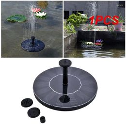 Garden Decorations 1PCS Mini Solar Powered Fountain Pool Pond Panel Floating Decoration Water Seeds Macrame