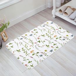 Carpets Flower Garden Carpet For Living Room Area Rug Floor Mat Bedside Hallway Doormat Kids Bedroom Home Decoration