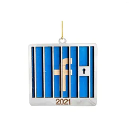 Party Favor Prison Christmas Pendant-Winter Tree Family Outdoor Indoor Pendant Gift Favors Packaging Supplies Holiday #