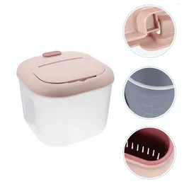 Storage Bottles Plastic Food Container Rice Box Grain Organiser Tank Household Insect-Proof Bucket Pp Moisture-Proof Case