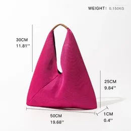 Evening Bags Women Tote Design Handbag Large Capacity Summer Mesh Net Beach Bag Lightweight Elegant Portable Hobo Shoulder