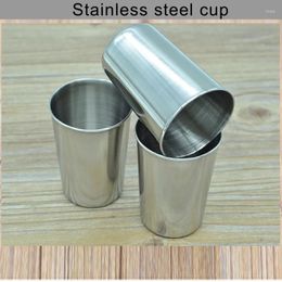 Mugs STAINLESS FASHION 1pcs 180ml/300ml Steel Cups Water Beer Bules For Coffee And Tea USEFUL TOOLS