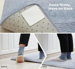 48PCS Anti Skid Rug Carpet Mat Grippers Stopper Tape Sticker Non Slip AntiOffset Pad For Bathroom Living Room Door Stairs3627026