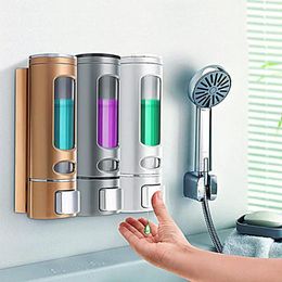 Liquid Soap Dispenser Wall Mounted Effluent Quickly High Capacity Multi-use Vertical Pump Bathroom Accessories