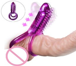 Penis Vibrating Ring Clitoris Stimulator Vibrator Erotic Adult Sex Shop Toys For Couples Men Women Vagina Masturbator Massager 2105057387
