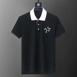 Mens Polo Shirt Designer Man Fashion Horse T Shirts Casual Men Golf Summer Polos Shirt Embroidery High Street Trend Top Tee Asian size M-3XL